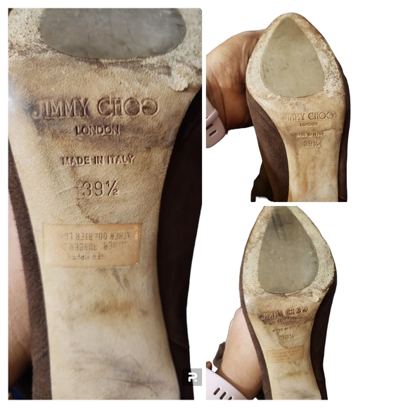 Jimmy Choo Giselle Brown Suede OTK Over the Knee Tall Boots - Picture 6 of 12